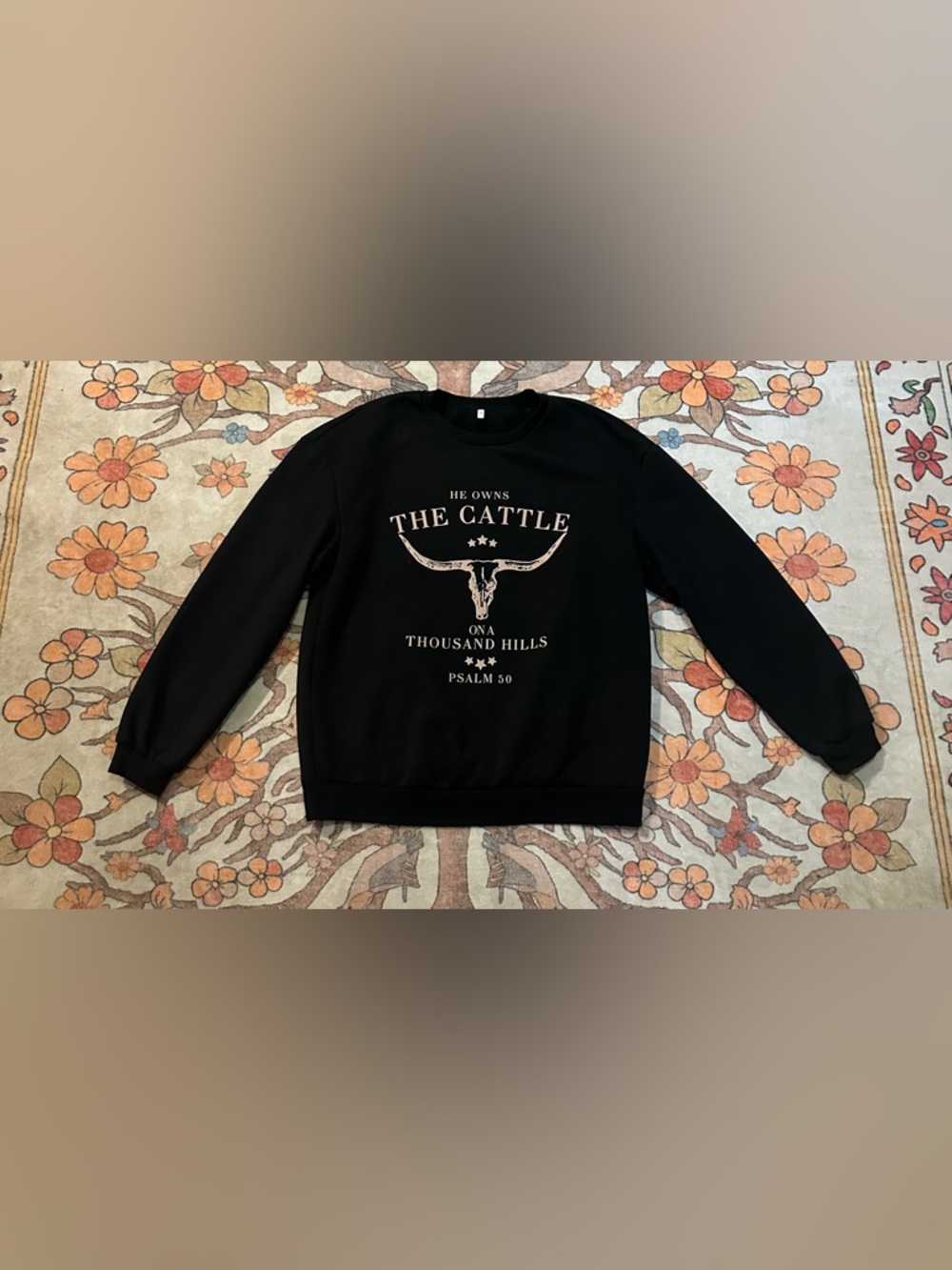 2 For 1 SHEIN Shirts ..Black sweater and white with flowery design dress top